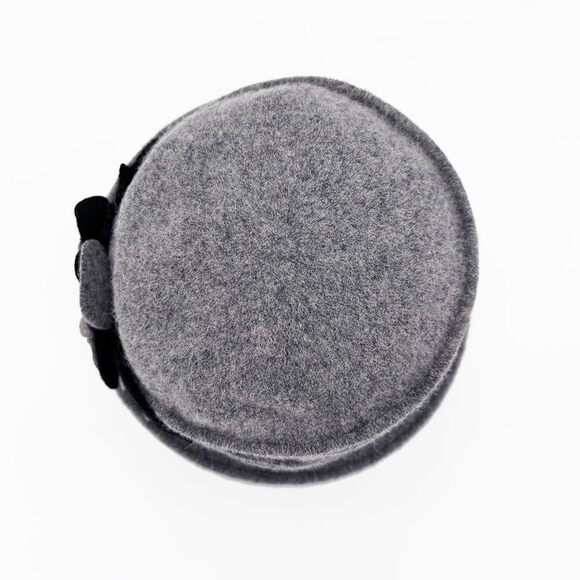 1584 Women Beret Hat Cloche Bucket Vintage Floral Wool Classic Winter main image 5